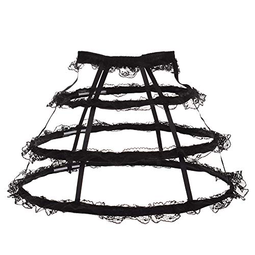 GRACEART Vintage Petticoat Unterrock Nylon Spitze Crinoline Gr. One size, 01 von GRACEART