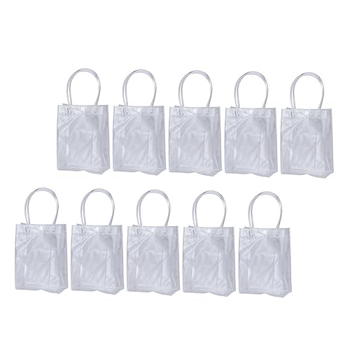 GRADENEVE 10 Stück Handheld-weinversorgungstaschen PVC-Party-weinflaschenträger von GRADENEVE