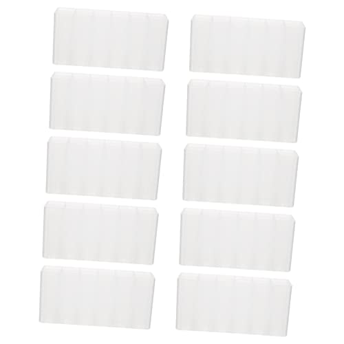 GRADENEVE 10 Stück Teiliges Stiftebox aus Robustem PP Solider Farbton Fach Mark Pen Organizer Vielseitiger Schreibtisch Aufbewahrungsbehälter für Büro Schule und Zuhause von GRADENEVE