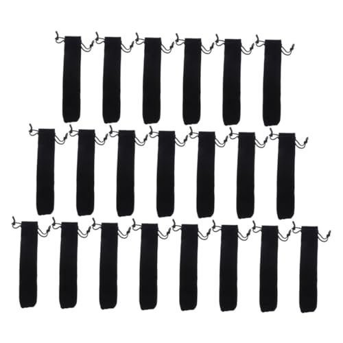 GRADENEVE 100stücke Velours Stiftbeutel Mit Kordelzug Praktische Stiftaufbewahrung Für Schule Und Büro Leicht Und Kompakt Für Verschiedene Stifte Und Schreibgeräte von GRADENEVE