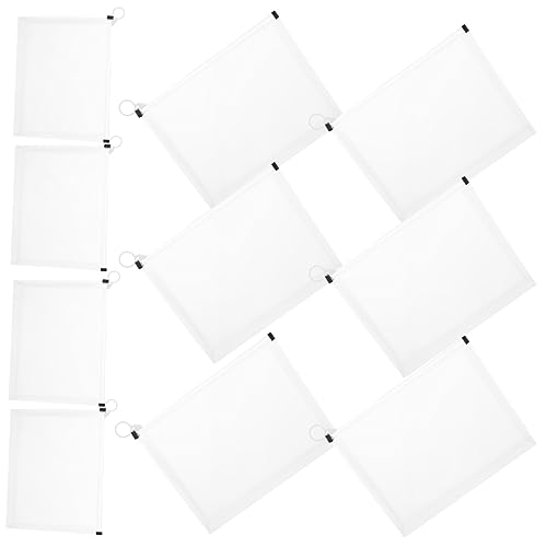 GRADENEVE 10stücke Federmäppchen Kratzfestes Stifteetui Stifteaufbewahrungstasche Tickethalter Großer Stifte-Organizer Make-up-pinseltasche Praktische Federtasche Stifte-Organizer von GRADENEVE