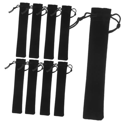 GRADENEVE 25stücke Flanell Stiftbeutel Mit Kordelzug Bleistifttasche Aufbewahrungstasche Für Stifte Und Schreibwaren Verformungsbeständig Und Atmungsaktiv von GRADENEVE