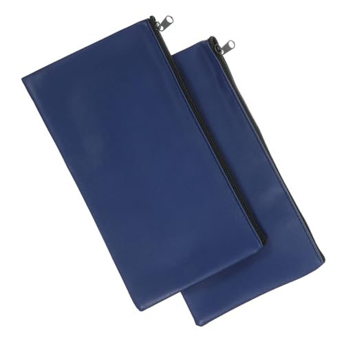 GRADENEVE 2St Münzbeutel Geldbeutel Bankumschlagtasche Kühltasche Geldbank aufbewahrungssack Storage Pockets Geldorganisator für Bargeld Geldtaschen mit Reißverschluss Aluminiumlegierung von GRADENEVE