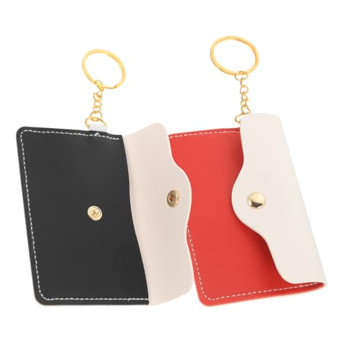 GRADENEVE 2stücke Schlüsselanhänger Mit Kartenhalter Ausweistasche Mit Schlüsselring Tragbare Geldbörse Für Damen Für Karten Bargeld Und Schlüssel Tasche Für Alltag Und Feiern von GRADENEVE