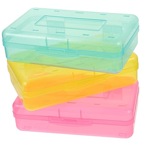 GRADENEVE Federtasche Schule Zubehör 3 Studenten Bleistift Organizer Große Kapazität Multifunktions Stiftbox Für Schule Büro Und Robuste Schreibwarenbehälter Und Praktisch von GRADENEVE