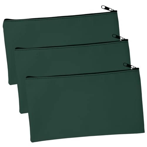 GRADENEVE 3stücke Schecktaschen Quittungshalter Geldbeutel Für Bargeld Geldbörse Für Damen Aufbewahrungstaschen Praktische Geldbeutel Aus Hochwertigem Pu-Leder Mit Reißverschluss Für von GRADENEVE