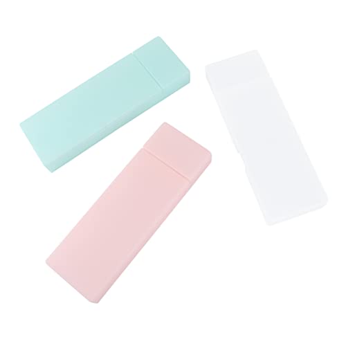 GRADENEVE 3er Set Halbtransparente Plastische Federmäppchen Multifunktionale Stiftebox Für Schüler Großes Schreibwaren Aufbewahrungset Und Pink Ideal Für Schule Und Büro von GRADENEVE