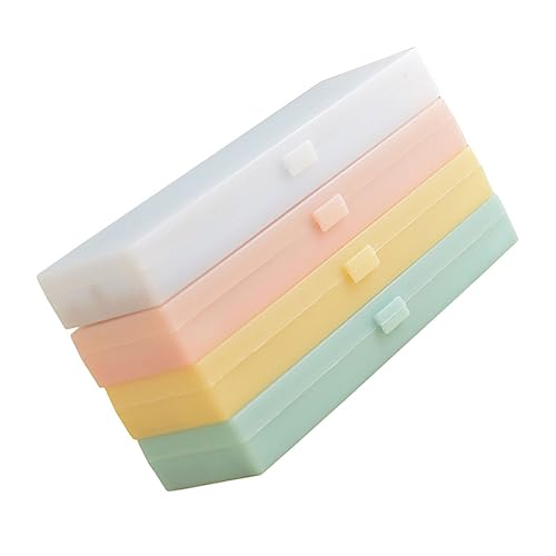 GRADENEVE 4 Stück Studenten Bleistiftetuis Schreibwarenetuis Frosted Translucent Pen Boxes GRADENEVE 4 Stück Studenten Bleistiftetuis Schreibwarenetuis Frosted Translucent Pen Boxes von GRADENEVE