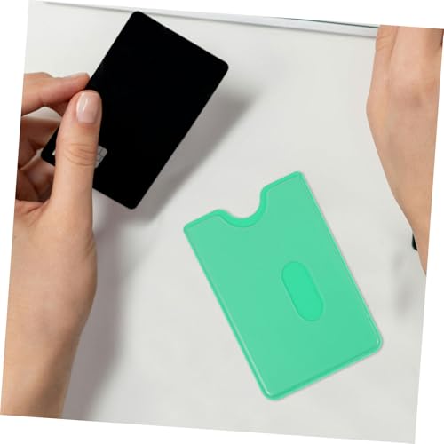 GRADENEVE 42 Stück Teiliges PVC Ausweishüllen Transparente Robuste Kartenhüllen Verschleißfest und Formbeständig Vielseitig für Ausweis Debitkarte Verkehrs Plastikkarten Zuverlässiger von GRADENEVE