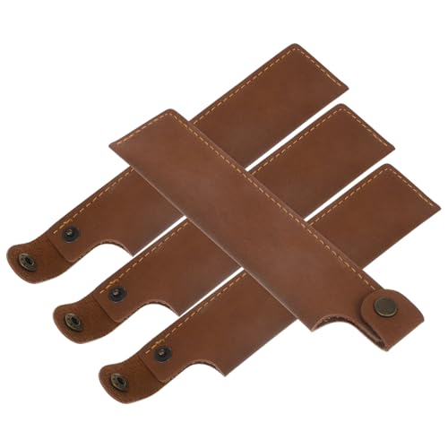 GRADENEVE 4stücke Vintage Pu Stiftetui Für Füllfederhalter Teiliges Tragbar Und Robust Zum Schutz Ihrer Schreibgeräte Für Büro Und Freizeit von GRADENEVE