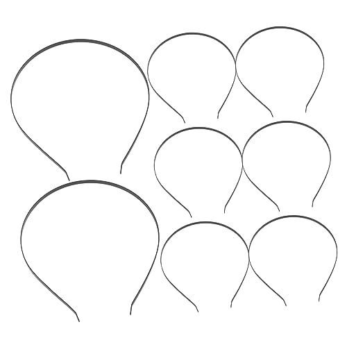 GRADENEVE 50 Stück Damen-haarreifen Edelstahl-stirnbänder Haarschmuck Schlichtes Haarband Zum Basteln von GRADENEVE