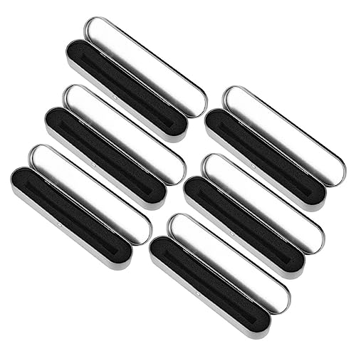 GRADENEVE 6stücke Metall Stiftebox Aus Blech Für Schule Und Zuhause Tragbares Federmäppchen Zum Aufbewahren Von Bleistiften Buntstiften Und Zubehör Mit Praktischem Deckel von GRADENEVE