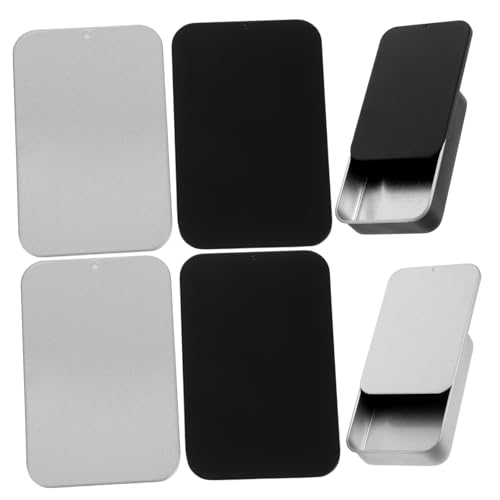 GRADENEVE 6stücke Teiliges Metall Kreditkartenetui Und Id Kartenbox Schieben Und Ziehen Für Visitenkarten Und Ausweisaufbewahrung Reisebequemlichkeit von GRADENEVE