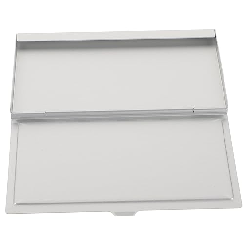 GRADENEVE Box Thermal Transfer Aluminium Visitenkartenbox DIY Wärmeübertragungskartenfall Wärmeübertragung Visitenkarten Hülle Sublimationskarten Container Sublimationskarten Halter Blankkarten Hülle von GRADENEVE