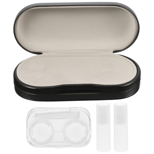 GRADENEVE 1satz Doppelfunktionaler Brillenetui-kit Für Sonnenbrillen Und Kontaktlinsen Kompakte Tragbare Aufbewahrungslösung Mit Doppeltem Fach Für Brillen Und Linsenaccessoires von GRADENEVE