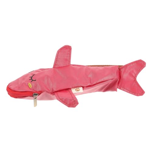 GRADENEVE Fischform Bleistiftbeutel in Fischform Stifttasche Stiftbehälter Fisch-stiftetui Schreibwarenhalter Stiftebehälter Federmäppchen in Fisch-stiftetasche von GRADENEVE