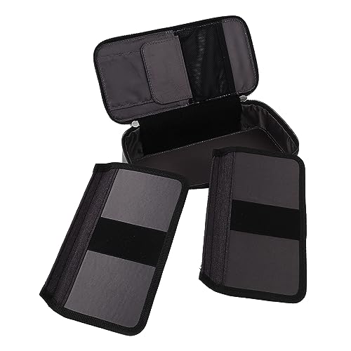 GRADENEVE Doppellagige Stiftaufbewahrungstasche Mit Großer Kapazität Ästhetisches Federmäppchen Reißverschlusstaschen Für Unterwegs von GRADENEVE
