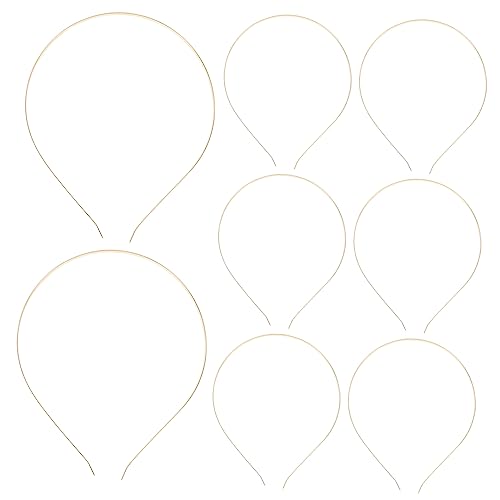 GRADENEVE Haargummis Für Haare 50 Stück Haarteil Für Frauen Unfertige Haarreifen Handgefertigte Haarreifen-materialien von GRADENEVE