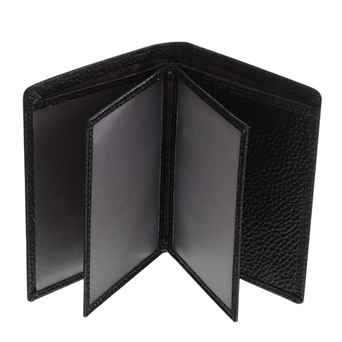 GRADENEVE Multi-Karten Organizer Wallet Für Kreditkarten Und Id-Karten Eleganter Aufbewahrungstasche Für Für Büro Und Mit -Schutz Schwarz Handgefertigt von GRADENEVE