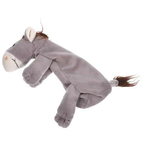 GRADENEVE Plüsch Federmäppchen Zipper Mäppchen Cartoon Tierkopf Pencil Case Stifteetui Große Kapazität Für Schule Kosmetik Reise Jungen Mädchen von GRADENEVE