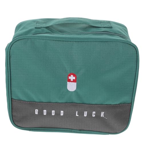 GRADENEVE Tragbare Erste-Hilfe-Tasche Mit Reißverschluss Medikamenten-Organizer Reisemedizin-etui Aus Wasserdichtem Mehrzweck-Aufbewahrungstasche Für Camping Und Wandern von GRADENEVE