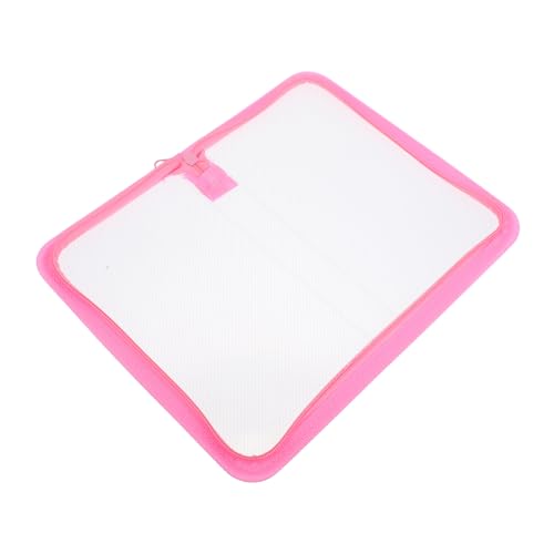 GRADENEVE Durchsichtige Stifttasche Aus Kunststoff Mit Reißverschluss Transparente Stiftaufbewahrungstasche Für Schreibwaren Praktischer Federmäppchen Für Schule Oder Reisen von GRADENEVE