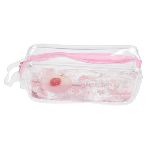 GRADENEVE Ergonomische Bleistifttasche mit Pfirsich- Dekorative Stifte-Aufbewahrungstasche mit Großem Fassungsvermögen für Die Schule von GRADENEVE