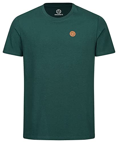 GRADNETZ T-Shirt Unisex mit Lederpatch aus 100% Biobaumwolle nachhaltig & fair der Marke von GRADNETZ