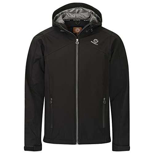 GRADNETZ atmungsaktive Herren Outdoor Softshelljacke mit Kapuze von GRADNETZ