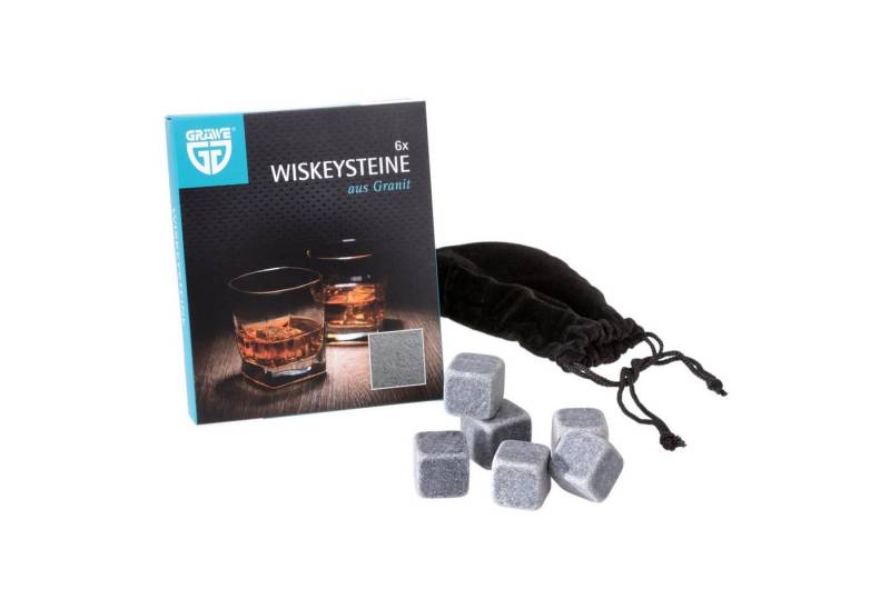 GRÄWE Eiswürfel-Steine GRÄWE Whiskeysteine aus Granit 6 Stück von GRÄWE