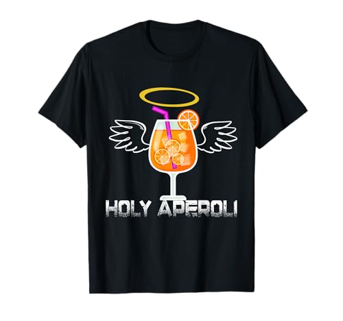 Holy Aperoli Cocktail Damen Herren T-Shirt Holy Aperoli Cocktail Damen Herren T-Shirt von GRAKIMO Sommer Party Lustig Cocktail