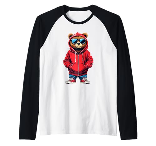 Cooler Teddybär Grafik Herren Damen Jungen Mädchen Kinder Teddy Raglan Cooler Teddybär Grafik Herren Damen Jungen Mädchen Kinder Teddy Raglan von GRAKIMO Teddy Bear Streetwear
