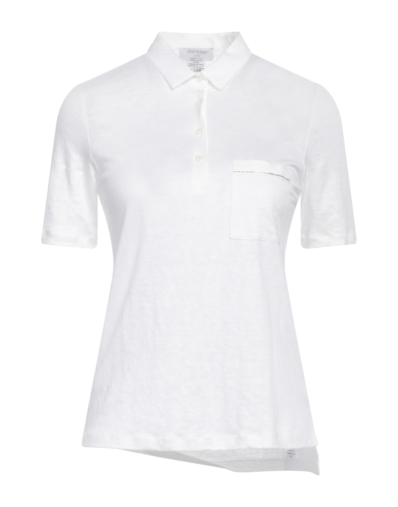 GRAN SASSO Poloshirt Damen Weiß von GRAN SASSO