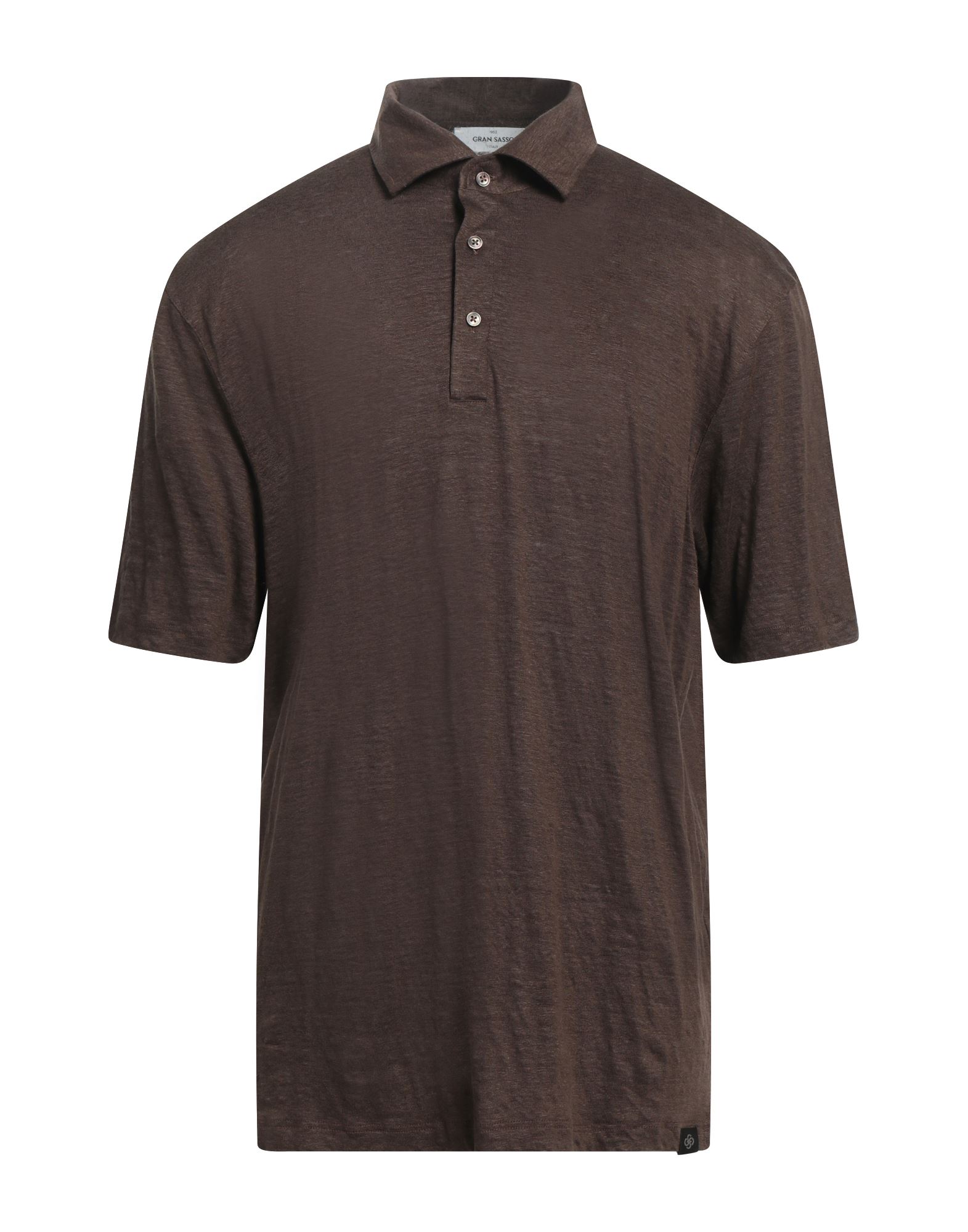 GRAN SASSO Poloshirt Herren Dunkelbraun von GRAN SASSO