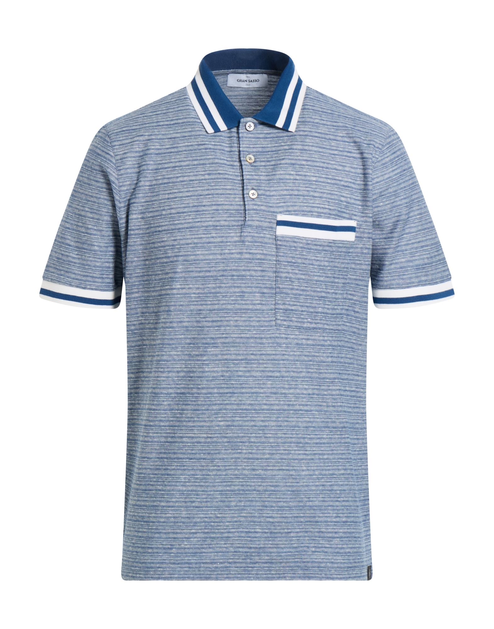 GRAN SASSO Poloshirt Herren Taubenblau von GRAN SASSO