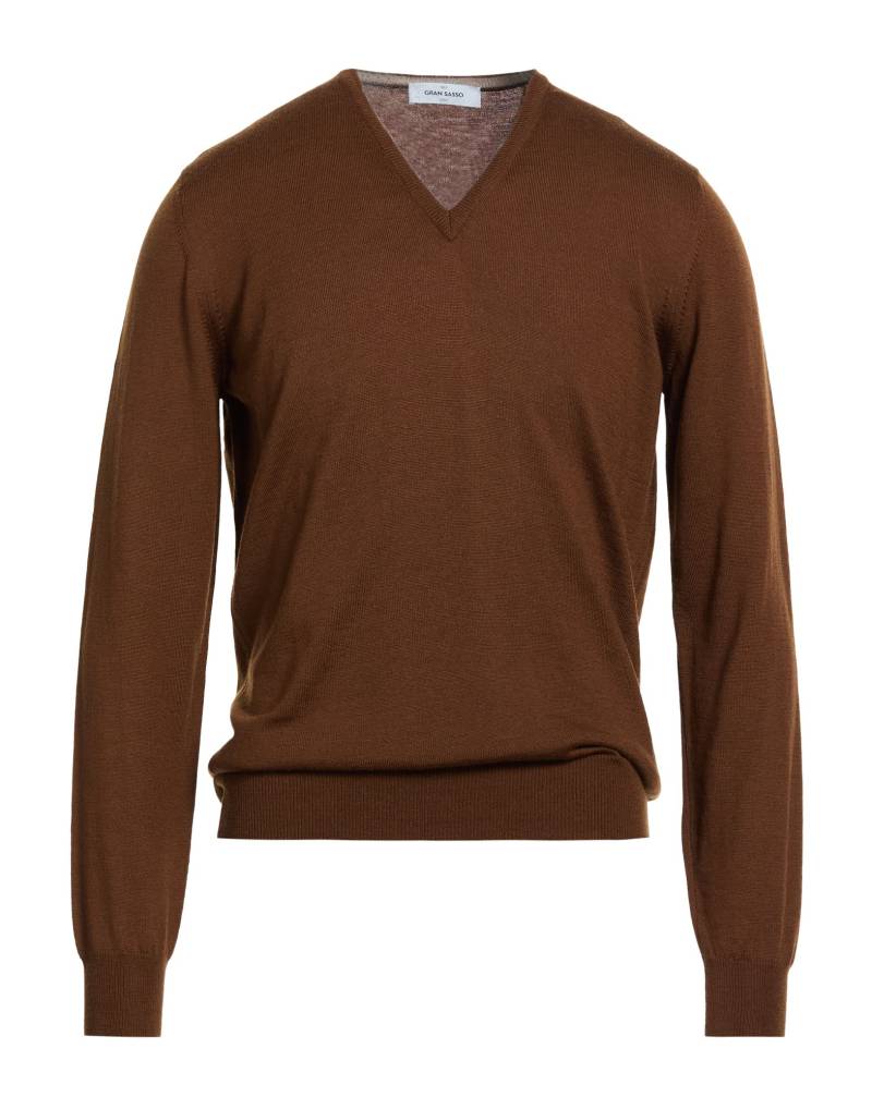 GRAN SASSO Pullover Herren Schokobraun von GRAN SASSO