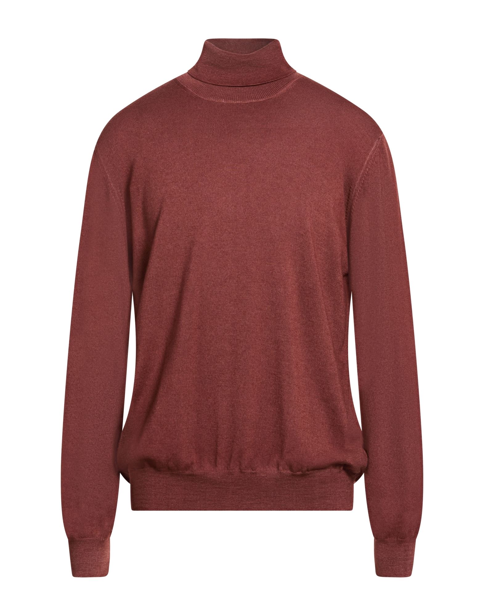 GRAN SASSO Rollkragenpullover Herren Ziegelrot von GRAN SASSO