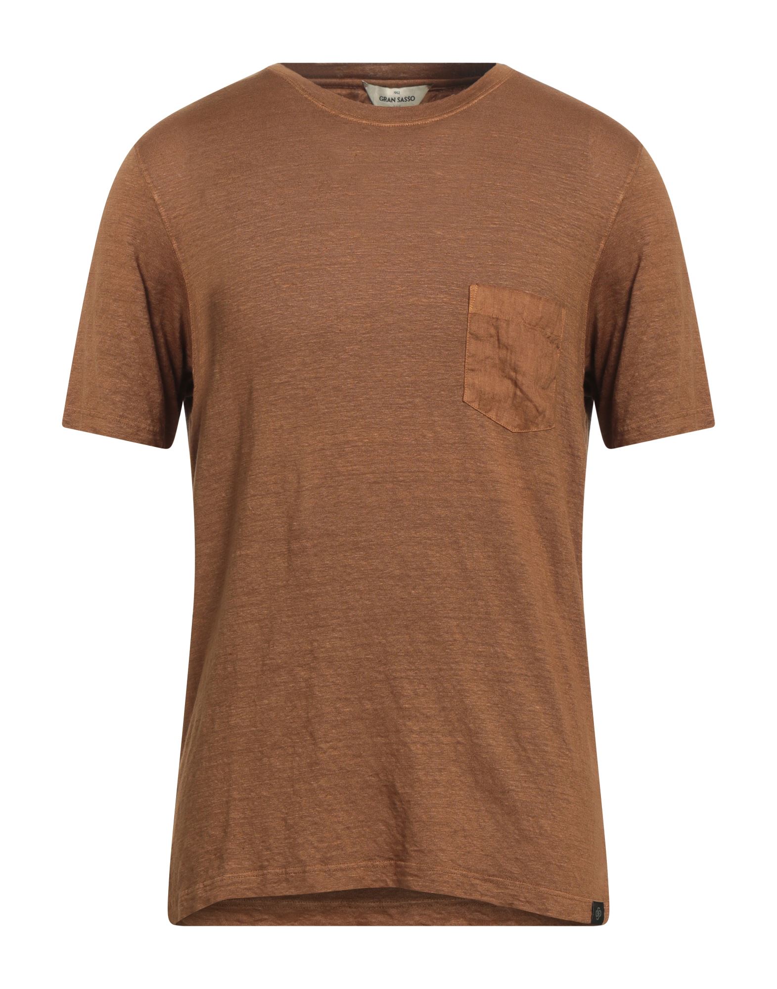 GRAN SASSO T-shirts Herren Braun von GRAN SASSO