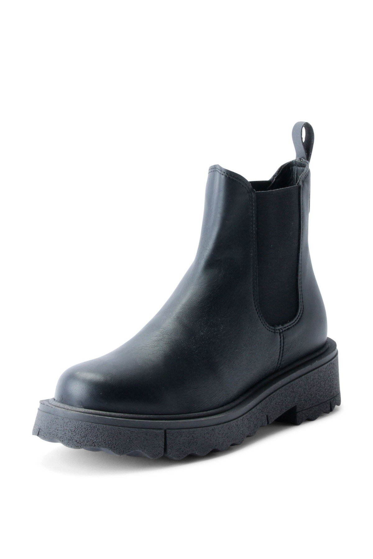 Chelsea Stiefel Yuki Corn Schwarz von GRAND STEP SHOES