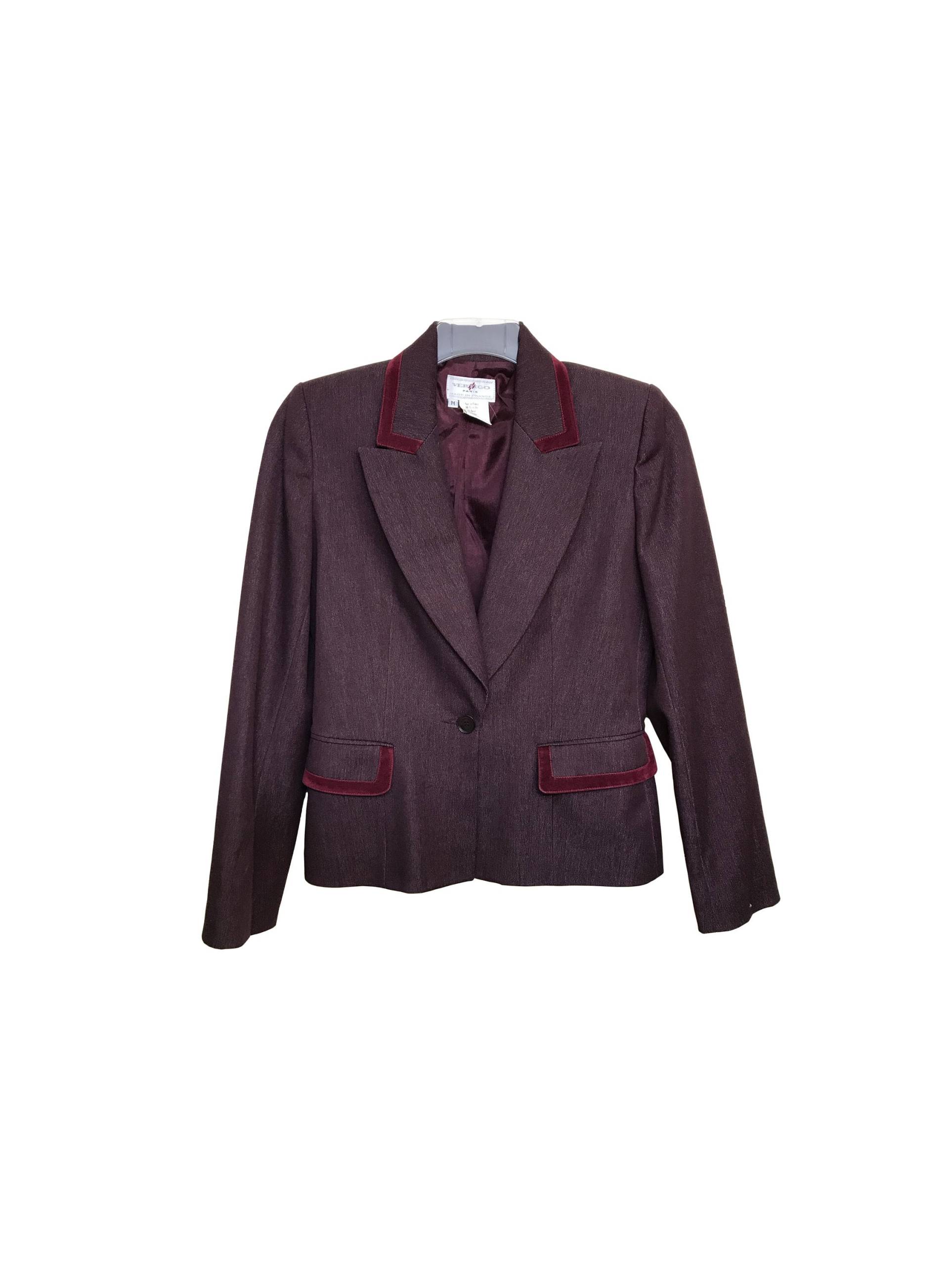 90S Vertigo Paris Single Button Spitzkragen Blazer von GRANDEJOIE
