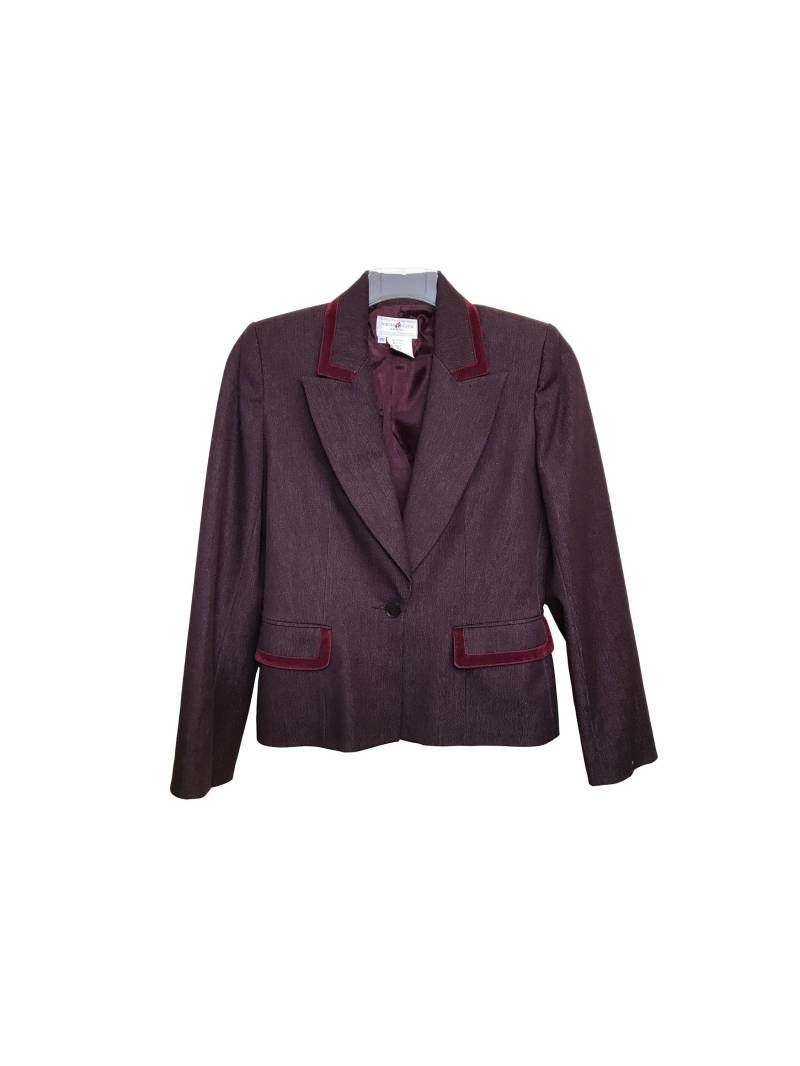 90S Vertigo Paris Single Button Spitzkragen Blazer von GRANDEJOIE