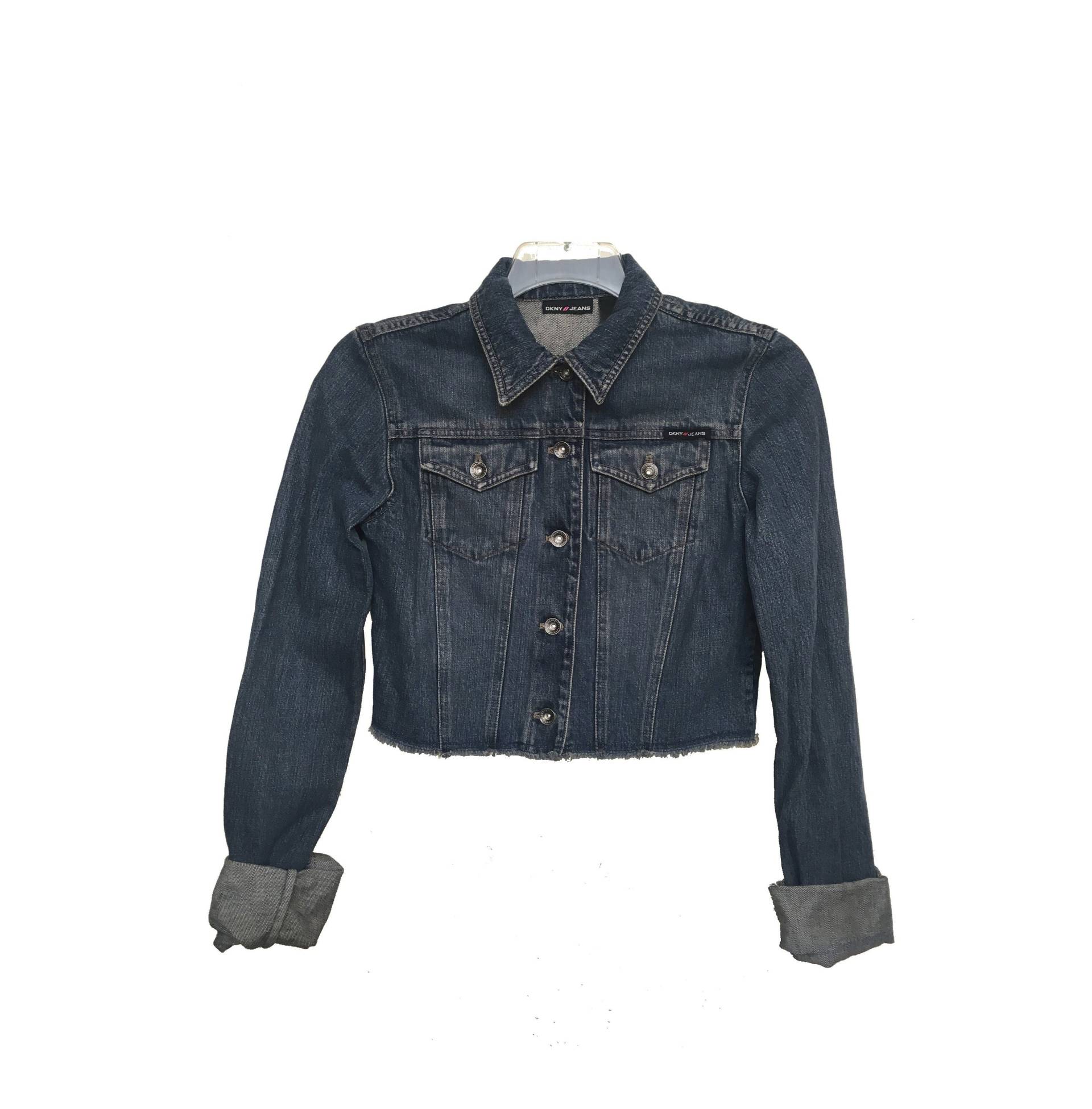 Dkny Crop Grunge Jeansjacke von GRANDEJOIE
