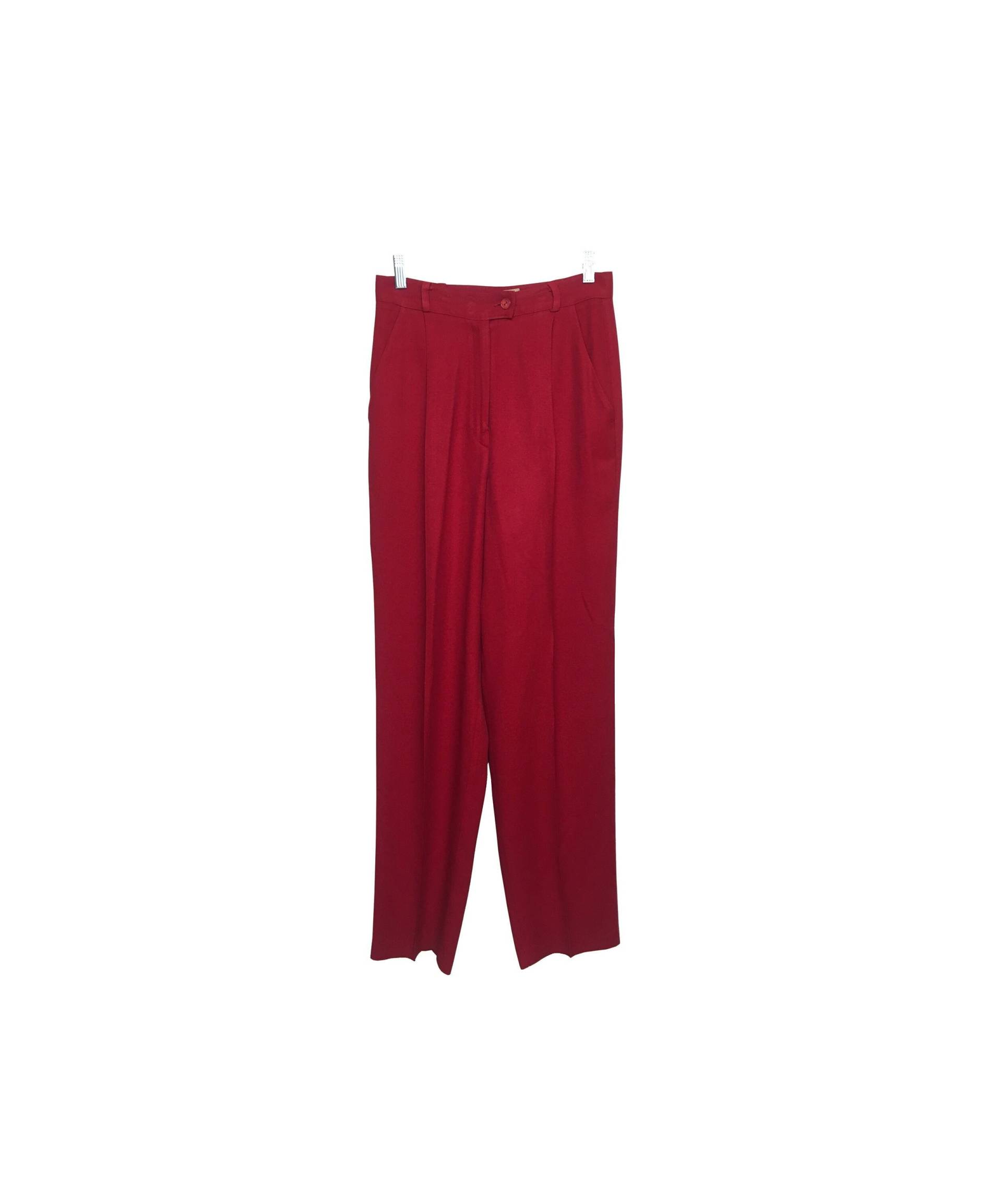 High Rise Hose 80Er Jahre Lipstick Rot von GRANDEJOIE