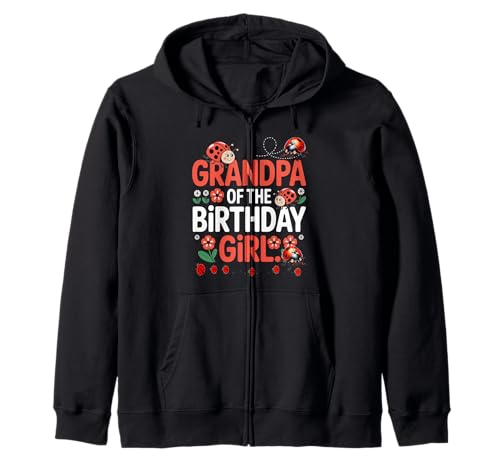 Liebenswerter Marienkäfer für Familien, Marienkäfer, für Damen Kapuzenjacke Liebenswerter Marienkäfer für Familien, Marienkäfer, für Damen Kapuzenjacke von GRANDPA OF THE BIRTHDAY GIRL Ladybug