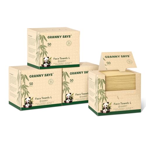 GRANNY SAYS Gesichtshandtücher, 200 St. Einmal Waschlappen, Waschlappen Einweg, Handtücher Gesicht, Gesichtsreinigungstücher, 200 Count Disposable Face Towels Large, Face Wipes for Sensitive Skin GRANNY SAYS Gesichtshandtücher, 200 St. Einmal Waschlappen, Waschlappen Einweg, Handtücher Gesicht, Gesichtsreinigungstücher, 200 Count Disposable Face Towels Large, Face Wipes for Sensitive Skin von GRANNY SAYS