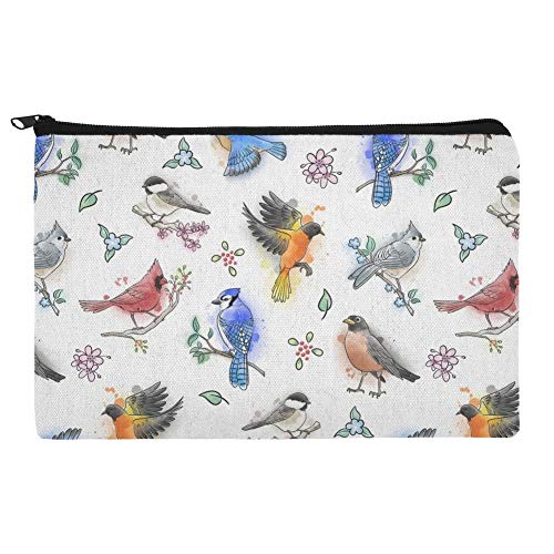 Kosmetiktasche mit Nordostvogel-Muster, Make-up-Tasche, Organizer-Tasche, multi, 20,3 cm Kosmetiktasche mit Nordostvogel-Muster, Make-up-Tasche, Organizer-Tasche, multi, 20,3 cm von GRAPHICS & MORE