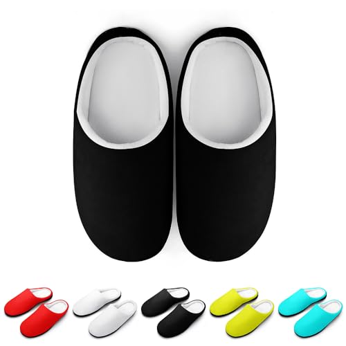 GRAXILON Individuelle Foto-Hausschuhe für Herren und Damen, personalisierter Logo-Name, Winterschuhe, rutschfest, für drinnen und draußen, Schlafzimmer, 1 Stück, blanko, schwarz, 11-12 Women/9-10 Men GRAXILON Individuelle Foto-Hausschuhe für Herren und Damen, personalisierter Logo-Name, Winterschuhe, rutschfest, für drinnen und draußen, Schlafzimmer, 1 Stück, blanko, schwarz, 11-12 Women/9-10 Men von GRAXILON