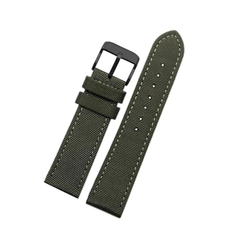 GREB 19–24 mm wasserdichtes Canvas-Armband für Herren aus Nylon, wasserdichtes Standardarmband, austauschbares Uhrenarmband,A-Grün-Schwarz,24mm GREB 19–24 mm wasserdichtes Canvas-Armband für Herren aus Nylon, wasserdichtes Standardarmband, austauschbares Uhrenarmband,A-Grün-Schwarz,24mm von GREB