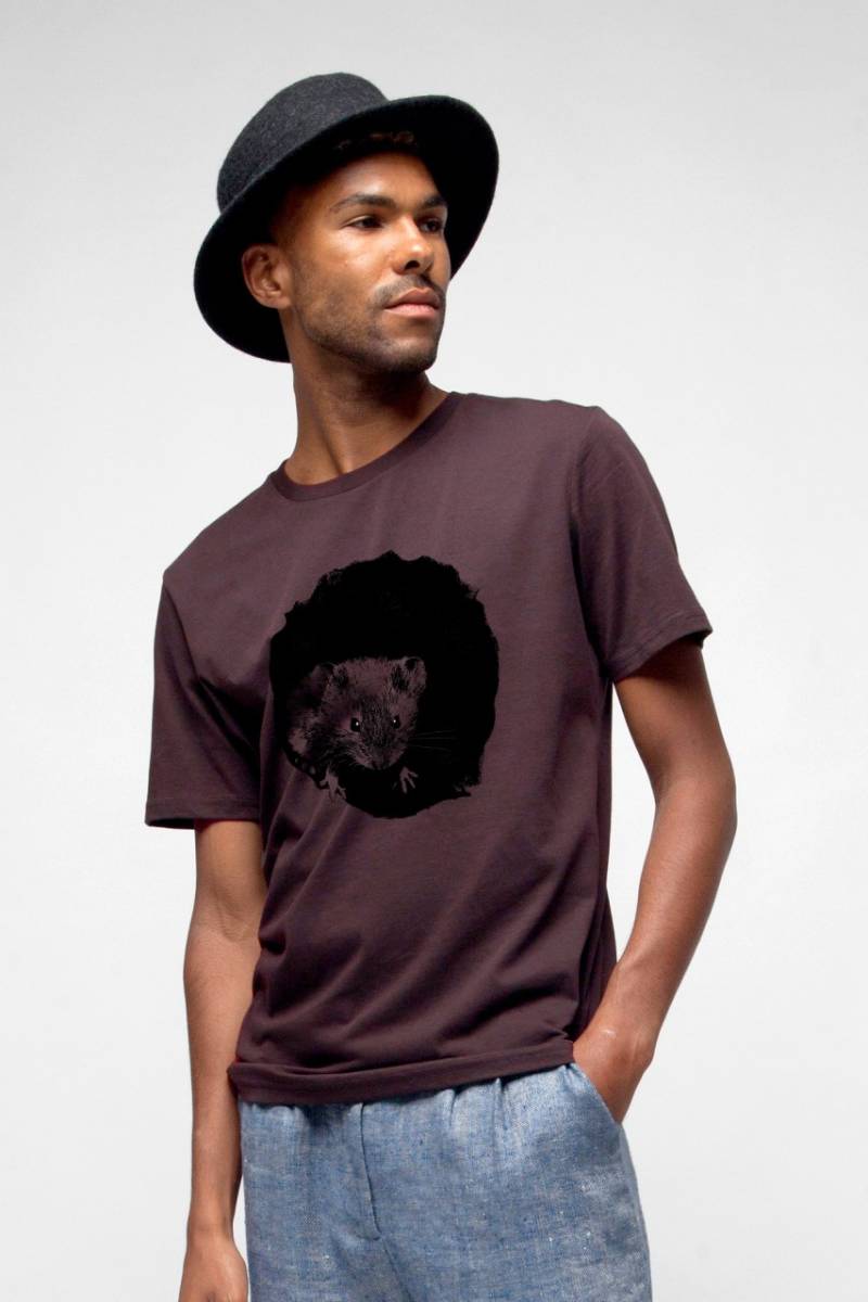 Mousie T-Shirt für Männer, Baumwolle von GREEN SHIRTS