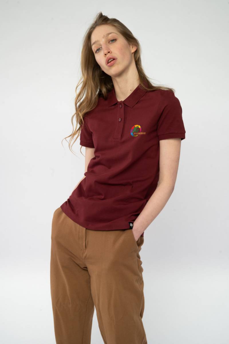 Poloshirt Damen mit JG-Logo, Baumwolle Poloshirt Damen mit JG-Logo, Baumwolle von GREEN SHIRTS